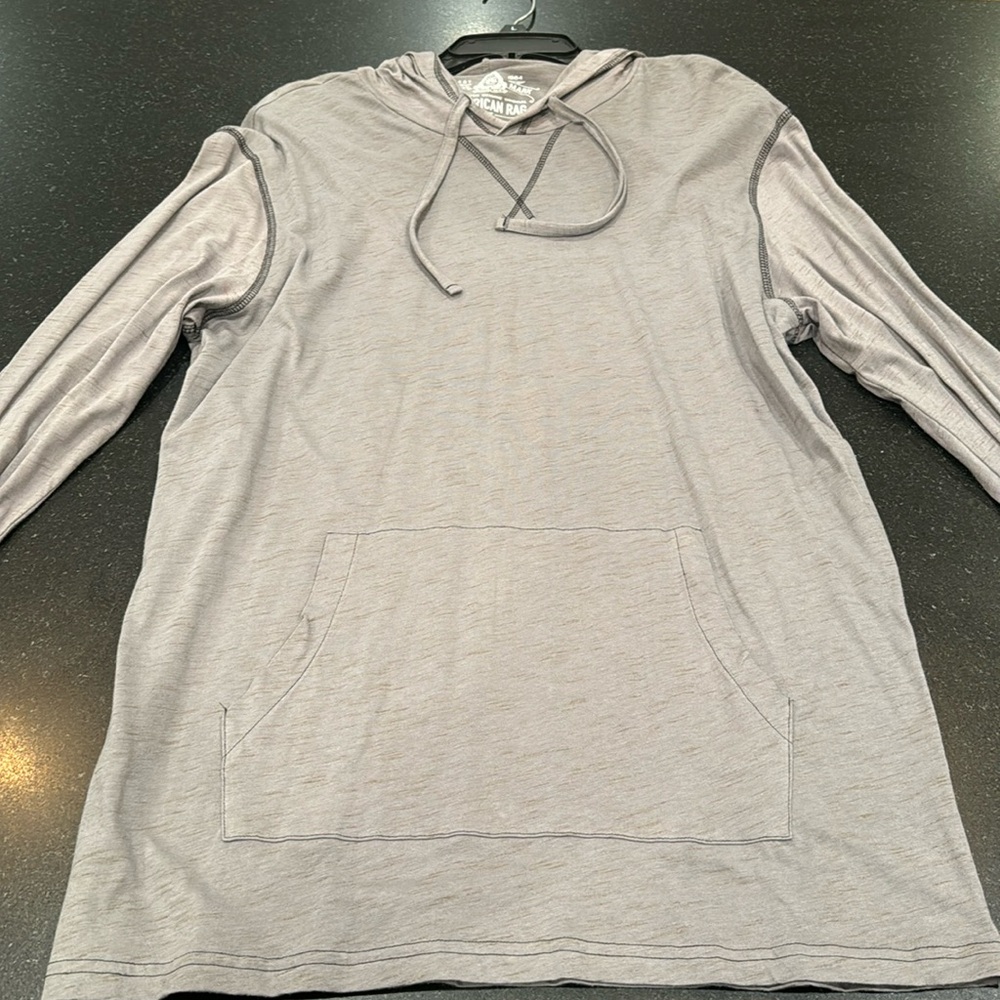 American Rag long sleeve t- shirt with hood